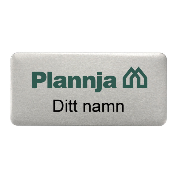Namnbricka metall