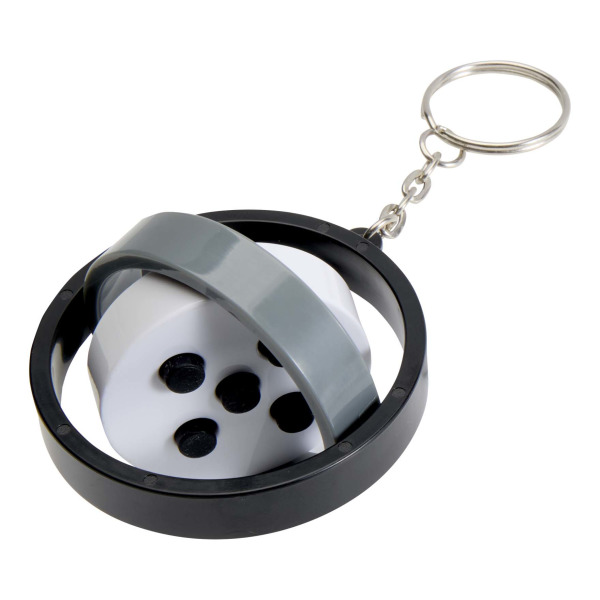Spinx nyckelring med gyroskopisk fidget av återvunnen plast