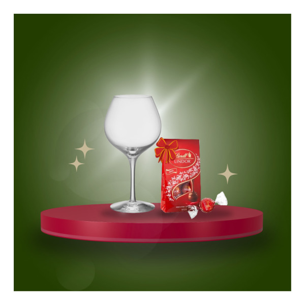 Julklappspaket Vin & Choklad