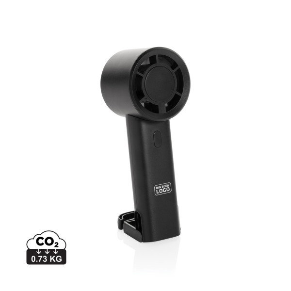 Twist uppladdningsbar bärbar fläkt i återvunnen plast