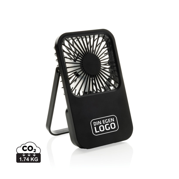 Aervina laddningsbar bordsfläkt i RCS återvunnen plast