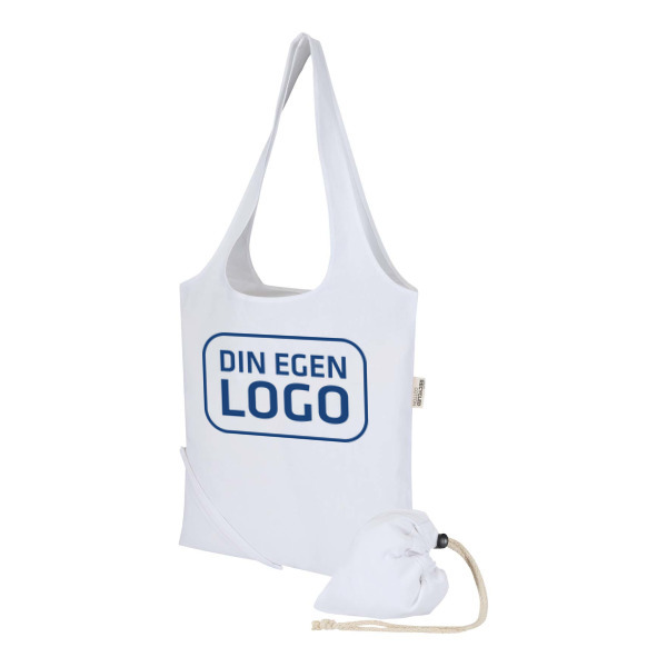 Madras Blend 140 g/m² GRS-certifierad återvunnen vikbar bomullskasse 7 L